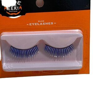 Target Hyde and Eek Halloween Blue Silver False Lashes Costume